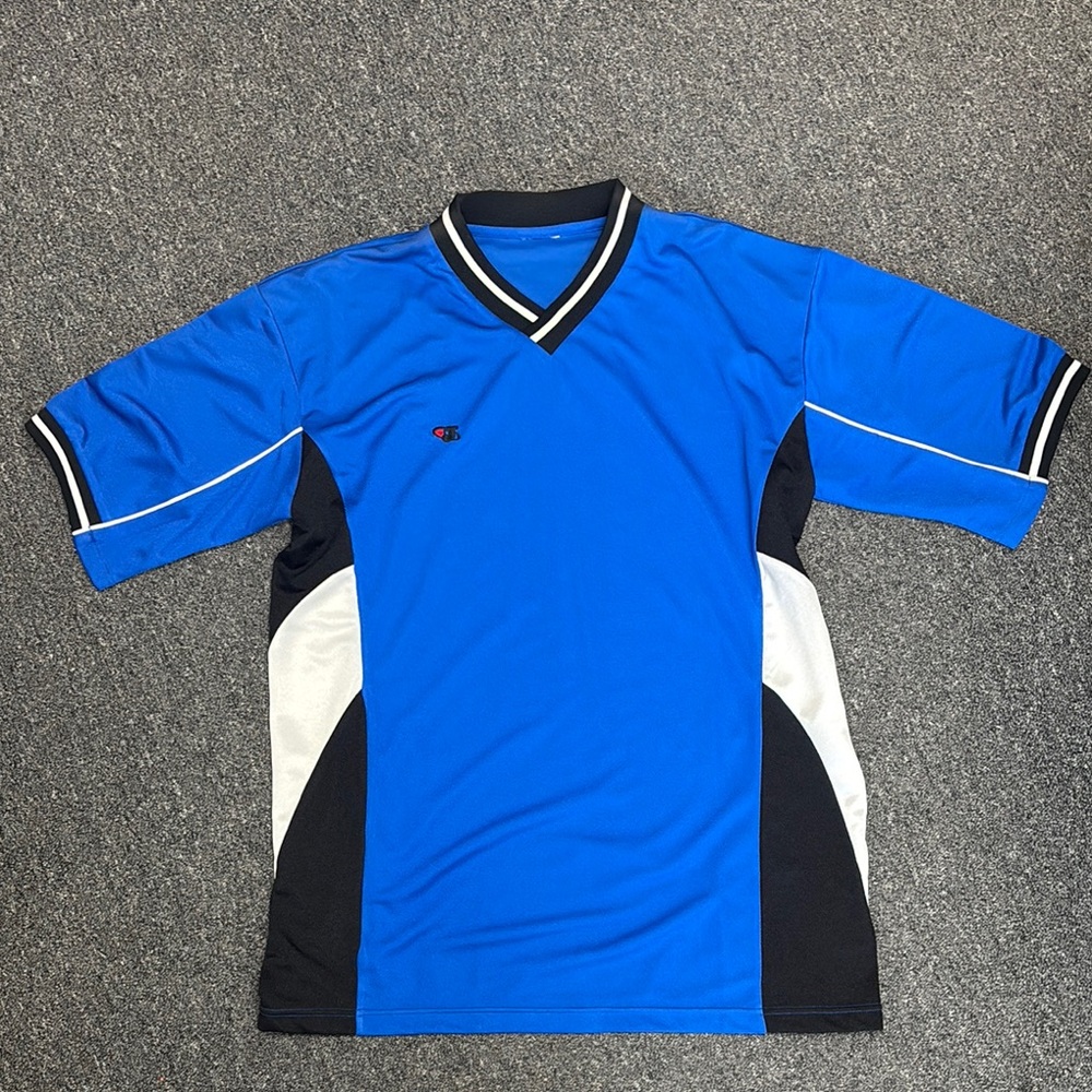 Joma Blue and Black Athletic Jersey - Picture 1 of 1